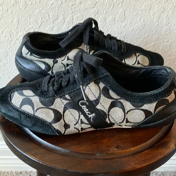 Coach: Black & Gray Baylee (A1474) Sneakers- 8 - Picture 5 of 16